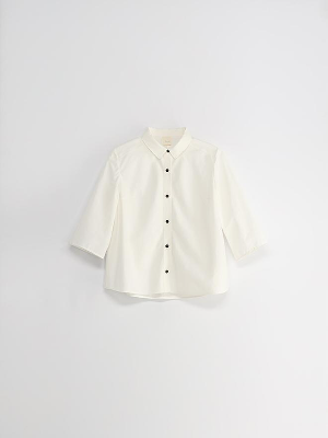 [이새]코튼리오셀 셋인슬리브 셔츠 IMFBC180